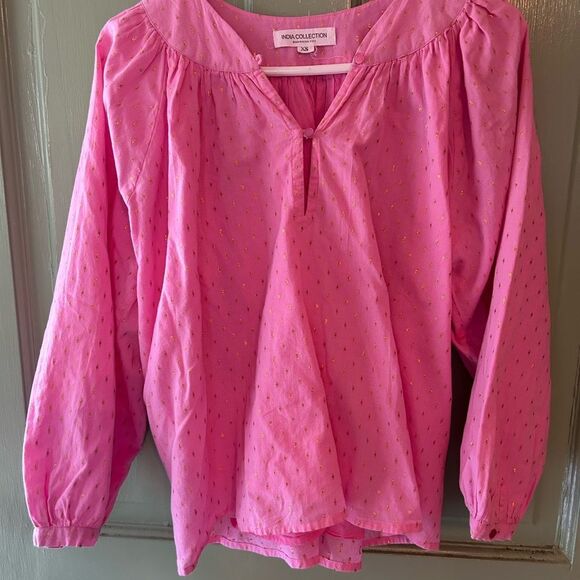 EMERSON FRY OLYMPIA SHIRT - PINK GOLD
DOT LUREX Size XS - Picture 3 of 10